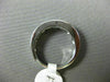 ESTATE WIDE 1CT PRINCESS DIAMOND 14KT WHITE GOLD 2 ROW WEDDING ANNIVERSARY RING