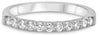 .40CT DIAMOND 14K WHITE GOLD 3D ROUND SHARE PRONG SEMI ETERNITY ANNIVERSARY RING