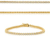 ESTATE 2.0CT DIAMOND 14KT YELLOW GOLD 3D ROUND CLASSIC FUN TENNIS BRACELET