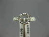 ANTIQUE .60CT DIAMOND 14KT WHITE GOLD FILIGREE SEMI MOUNT ENGAGEMENT RING #14833