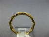 .38CT DIAMOND 18KT YELLOW GOLD 3D INFINITY ETOILE SEMI ETERNITY ANNIVERSARY RING