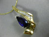 ESTATE 2.80CT DIAMOND & AAA AMETHYST 14KT 2 TONE GOLD 3D ENHANCER PENDANT #13071