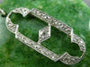 ANTIQUE LARGE .45CT OLD MINE DIAMOND & JADE PLATINUM 3D CIRCLE PENDANT #25415
