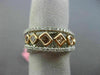 WIDE 1.15CT WHITE & PINK DIAMOND 18KT WHITE & ROSE GOLD 3D CRISS CROSS LOVE RING