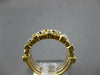 ESTATE WIDE .35CT DIAMOND 14KT TRI COLOR GOLD FILIGREE MILGRAIN STACKABLE RING