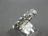 WIDE 1.30CT DIAMOND 14K WHITE GOLD 3D ROUND COMFORT FIT WEDDING ANNIVERSARY RING
