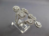 EXTRA LARGE 3.50CT DIAMOND 18KT WHITE GOLD ROUND PRINCESS INVISIBLE RING #27220