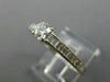 LARGE 1.25CT ROUND & BAGUETTE DIAMOND 18KT WHITE GOLD 3D CLASSIC ENGAGEMENT RING