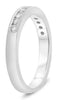 .34CT DIAMOND 14KT WHITE GOLD ROUND CHANNEL FILIGREE MILGRAIN ANNIVERSARY RING