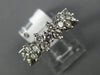 ESTATE .96CT ROUND DIAMOND 14K WHITE GOLD SEMI ETERNITY WEDDING ANNIVERSARY RING