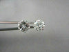 ANTIQUE 14KT GOLD 1.61CT 7MM ROUND 6 PRONG DIAMOND STUD EARRINGS F-G VS/SI