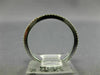 ESTATE .16CT DIAMOND 18KT WHITE GOLD 3D CLASSIC ROUND ETERNITY ANNIVERSARY RING