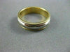 ESTATE WIDE .45CT DIAMOND 14K Y&W GOLD CHANEL SET ANNIVERSARY WEDDING RING #1285