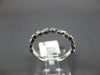 ESTATE .08CT DIAMOND 18K WHITE GOLD MULTI LEAF FILIGREE WEDDING ANNIVERSARY RING