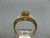 1.63CT WHITE & CHOCOLATE FANCY DIAMOND 14K ROSE GOLD 3D FILIGREE ENGAGEMENT RING