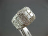 EXTRA LARGE 4.39CT DIAMOND 18KT WHITE GOLD 3D ROUND & PRINCESS ENGAGEMENT RING