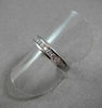 ESTATE .36CT DIAMOND 14K WHITE GOLD CHANNEL WEDDING ANNIVERSARY BAND RING 21710