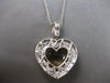 EXTRA LARGE 10.68CT DIAMOND & AAA SMOKEY TOPAZ 14KT 2 TONE GOLD HEART PENDANT