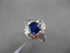 ANTIQUE 1.77CT OLD MINE DIAMOND & AAA SAPPHIRE PLATINUM COCKTAIL RING #11183