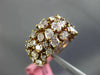 ESTATE WIDE 3.81CT PINK DIAMOND 18KT ROSE GOLD 3D MULTI SHAPE ANNIVERSARY RING