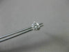 ESTATE .56CT DIAMOND 14KT WHITE GOLD CLASSIC 3D 3 PRONG SOLITAIRE STUD EARRINGS