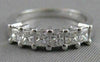 ESTATE 1.0CT PRINCESS DIAMOND 14K WHITE GOLD SHARE WEDDING ANNIVERSARY RING 1336