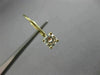 ESTATE .70CT DIAMOND 14K YELLOW GOLD HANGING STUD LEVERBACK EARRINGS G VVS 21294