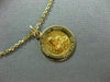 ESTATE SMALL 14KT YELLOW GOLD SACRED HEART OF MARY PRAY FOR US PENDANT #25003