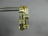 ESTATE WIDE .75CT DIAMOND 14KT 2 TONE GOLD 3D ROUND & PRINCESS CLIP ON EARRINGS