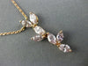 GIA 1.44CT FANCY PINK DIAMOND 18KT WHITE & ROSE GOLD FLOWER BY THE YARD NECKLACE