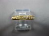 ESTATE .77CT DIAMOND 18KT YELLOW GOLD 3D ROUND ETERNITY WEDDING ANNIVERSARY RING