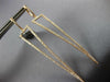 ESTATE LARGE 1.02CT DIAMOND 18KT ROSE GOLD ELONGATED TRIANGULAR HANGING EARRINGS