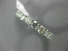 ESTATE LARGE 3.65CT DIAMOND 14KT WHITE GOLD SHARED PRONG ETERNITY RING #21670