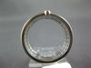 ESTATE WIDE .11CT DIAMOND 14KT WHITE GOLD MULTI ROW BEZEL BEADED ETOILE FUN RING
