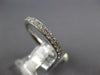 LARGE .98CT DIAMOND 18KT WHITE GOLD ROUND ETERNITY COMFORT FIT ANNIVERSARY RING
