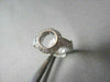 ESTATE .50CT DIAMOND 14KT WHITE GOLD FILIGREE BEZEL ENGAGEMENT RING G/VS