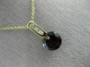ESTATE 1.48CT DIAMOND & AAA GARNET 14KT YELLOW GOLD ROUND ETOILE PENDANT #22985