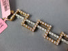 WIDE & LONG 3.87CT WHITE & PINK DIAMOND 18KT WHITE & ROSE GOLD TENNIS BRACELET