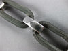 ESTATE LARGE & LONG 1.50CT DIAMOND 14KT WHITE GOLD OVAL LINK FUN TENNIS BRACELET
