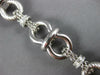 ESTATE LARGE 1.42CT DIAMOND 18K 2 TONE GOLD 3D LOVE KNOT ITALIAN LOVE BRACELET