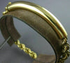ESTATE WIDE 14KT YELLOW GOLD CLASSIC ROUND PLATE ENGRAVABLE BRACELET L #1636