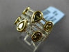 ESTATE LARGE 2.14CT WHITE & FANCY COLOR DIAMOND 18K YELLOW GOLD ANNIVERSARY RING