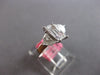 1.19CT GIA FLAME & TRAPEZOID DIAMOND 18KT WHITE GOLD 3D 3 STONE ENGAGEMENT RING