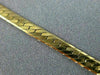 ESTATE LONG 14KT YELLOW GOLD 3D CLASSIC HERRINGBONE CHAIN BRACELET #25321