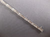 ESTATE 1.53CT DIAMOND 14KT WHITE GOLD 3D CHANNEL & PRONG ROUND TENNIS BRACELET