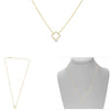 .08CT DIAMOND 14KT YELLOW GOLD 3D CLASSIC OPEN FLOWER ADJUSTABLE LOVE NECKLACE
