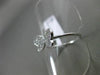 ESTATE .16CT PAVE ROUND DIAMOND 18KT WHITE GOLD 3D BUTTERFLY LOVE RING 6mm WIDE