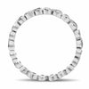 .47CT DIAMOND 14KT WHITE GOLD 3D ROUND INFINITY ETERNITY ANNIVERSARY LOVE RING