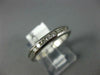 ESTATE .30CT DIAMOND 14K WHITE GOLD ROUND CHANNEL WEDDING ANNIVERSARY RING 18732