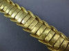ESTATE WIDE 1.36CT DIAMOND 18KT YELLOW GOLD 3D HANDCRAFTED MULTI LEAF BRACELET